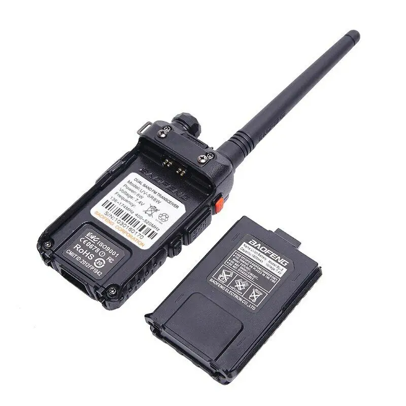 Baofeng, высокая мощность, 8 Вт, UV-5R, 8 Вт, рация, три мощности, 1800 мА/ч, батарея, радиоприемник