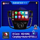 2din радио Android Ford Focus 3 2011-2019 мультимедийный видео стерео плеер навигация GPS Авторадио AI Голосовое управление Carplay