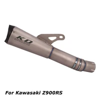 for kawasaki z900rs motorcycle exhaust muffler tips mid tail link connect pipe titanium system
