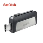 Usb флеш-накопитель SanDisk, 16 ГБ, 32 ГБ, 64 ГБ, 128 ГБ, высокая скорость до 150 мс, двойной otg usb 3,0, флеш-накопитель для ноутбука, телефона, флеш-диск