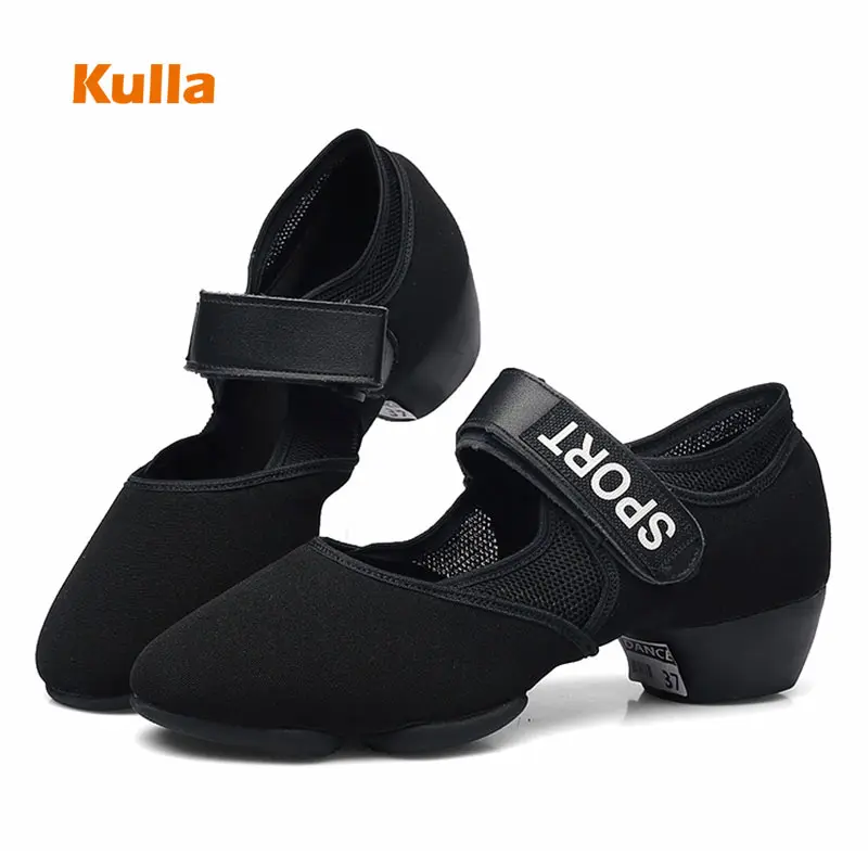 Women Jazz Shoes Latin Dancing Shoes Ballroom Spring Autumn Woman's Modern Square Shoes For Ladies Female Salsa Tango Dance Shoe
