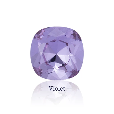 Violet Красный с синими стразами Кристал острый задняя подушка камни PerfectStrass модные украшения для пришивания украшения из ткани стеклянные камни - Цвет: Violet