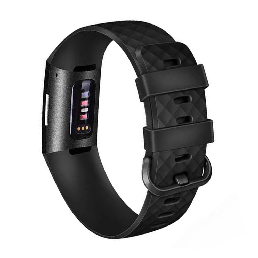 

Ремешок спортивный быстросъемный мягкий силиконовый для смарт-часов Fitbit Charge 3, водонепроницаемый ремешок для часов, 3 цвета, WB172
