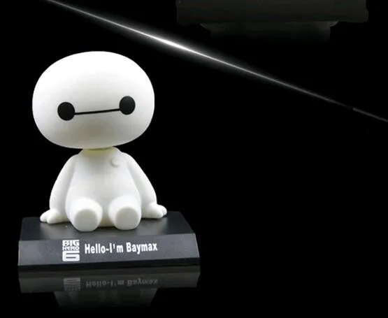 Новинка 2019 Игрушечная модель Big Hero 6 Baymax куклы Фигурка 10 см милая Автомобильная