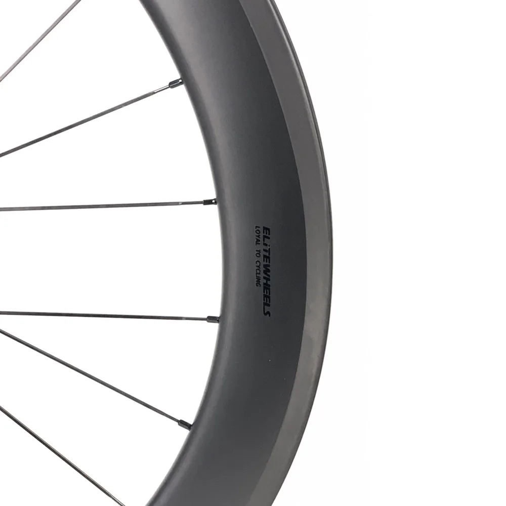 ELITEWHEELS 700c шоссейный велосипед Углеродные колеса ENT UD МАТОВЫЕ велосипедные