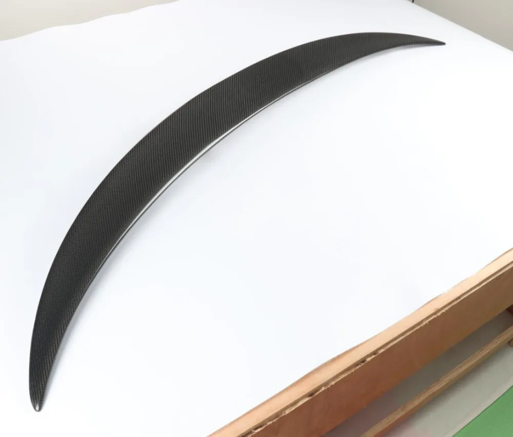 Углеродное волокно заднего крыло багажника выступ Спойлеры подходит для девочек