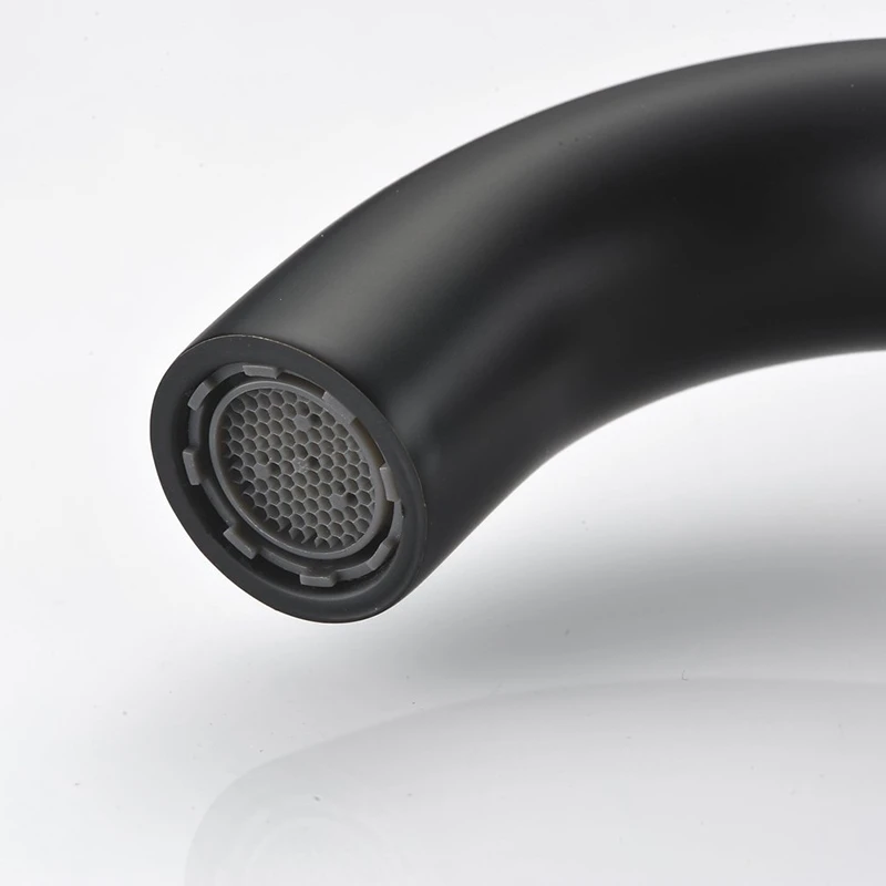 

Black Copper Faucet Hot and Cold Water Concealed Faucet Into Wall-Mounted Washbasin Faucet Bathroom Sink Faucet