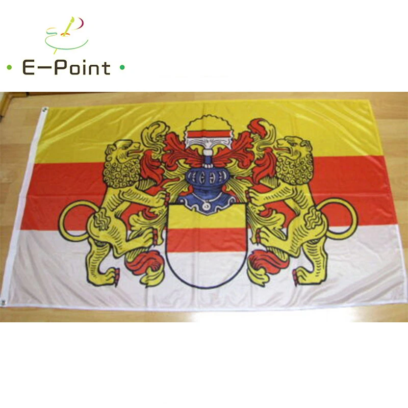 Флаг Munster большой крест Westphalia 2 фута * 3 (60*90 см) 5 футов (90*150 размер рождественские
