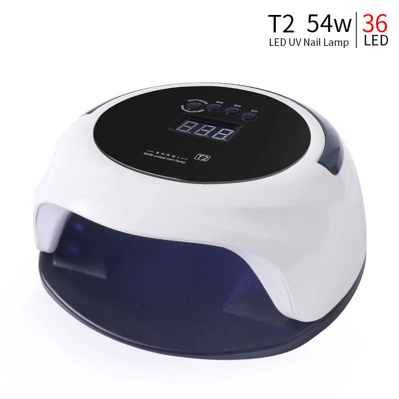 NOQ T2 УФ лампа для ногтей Max72W 36 шариков портативный светодиодный светильник для маникюра профессиональное оборудование Гель-лак Сушилка для ногтей - Цвет: Многоцветный