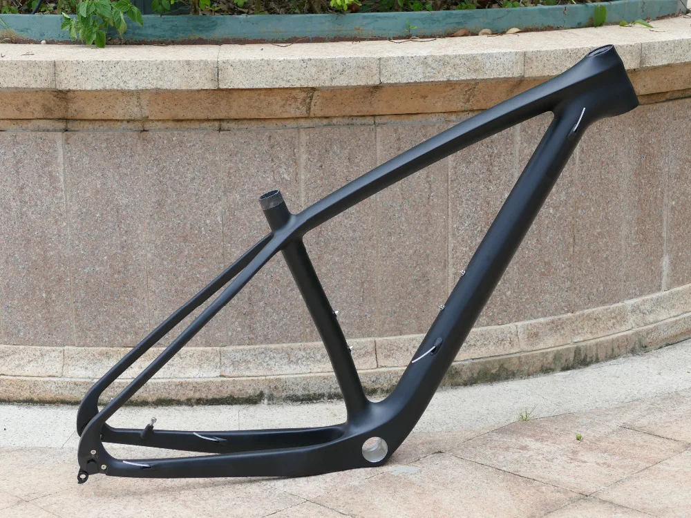 Абсолютно Полный глянцевый углепластиковый коврик 29ER горный велосипед MTB BSA/BB30 Рама 1"(L) QR 135*9 мм