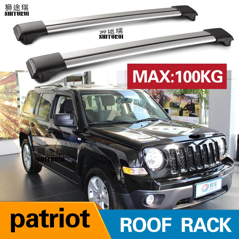 Кровельные рейки для JEEP - Patriot (MK74) SUV [2007-2019] боковые из алюминиевого сплава