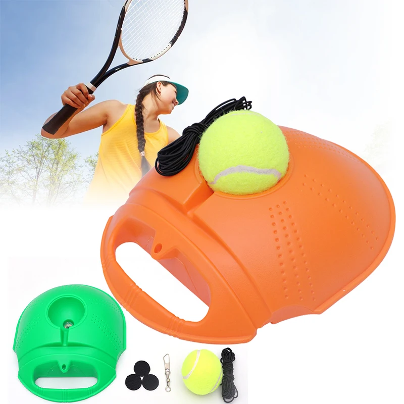 

Tennis Trainer Set with Rebound Ball Self-Study Tennis Exercise Training Tool Suitable for Beginner Children Adult SM