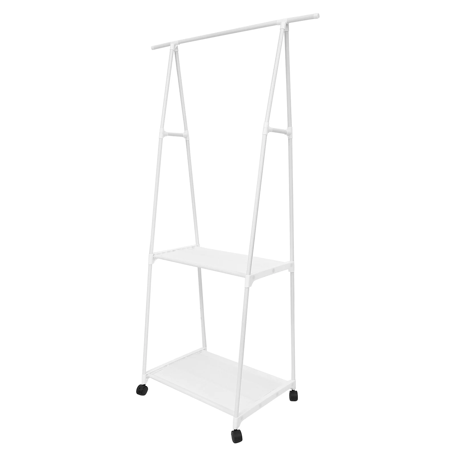 

1Pc Clothing Garment Rack Standing Clothes Organizer Bedroom Storage Rack