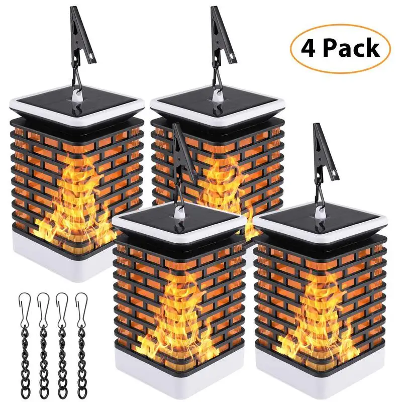 Лампа на солнечной энергии Пламенные квадраты квадратная солнечная энергия