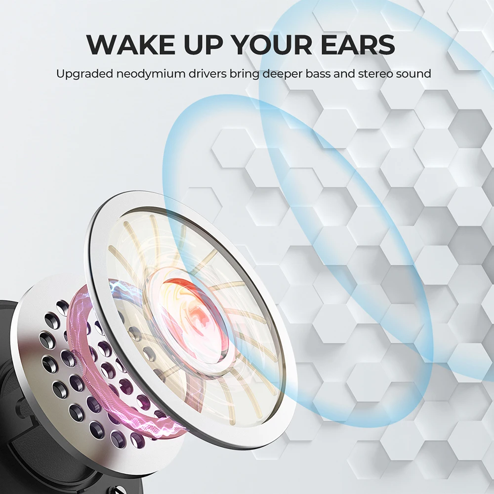 Mpow H7 Pro Беспроводные Bluetooth 5 0 Наушники Hi Fi стерео звук поддержка быстрой зарядки 20H