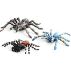 Искусственный паук, модель насекомых, детские игрушки, украшение на Хэллоуин, реалистичные пластиковые фигурки пауков, детские забавные игрушки