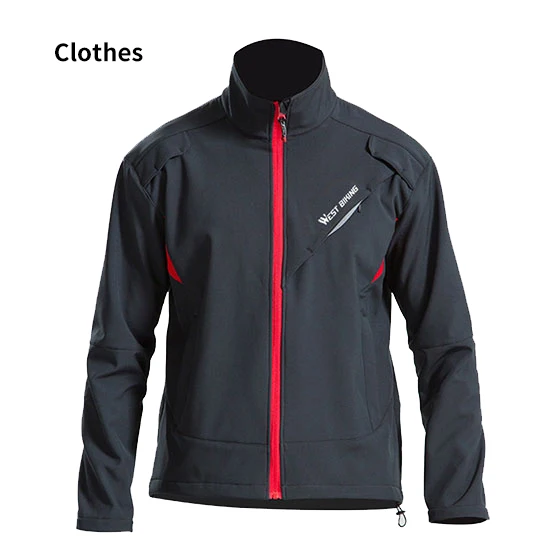 Only Clothes WEST BIKING, комплект для велоспорта, зимняя теплая велосипедная куртка, костюм, одежда, штаны, для спорта на открытом воздухе, ветрозащитная, MTB, дорожный велосипед, мужская спортивная одежда - Цвет: Only Clothes