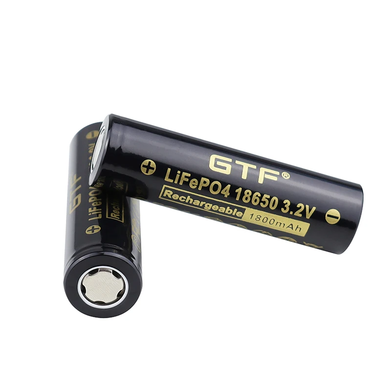 GTF 3.2V1800mAh Lifepo4 18650 Rechargeable Battery Cell Long Cycle Life 3C-5C Discharge For DIY E-bike LED Flashlight | Электроника