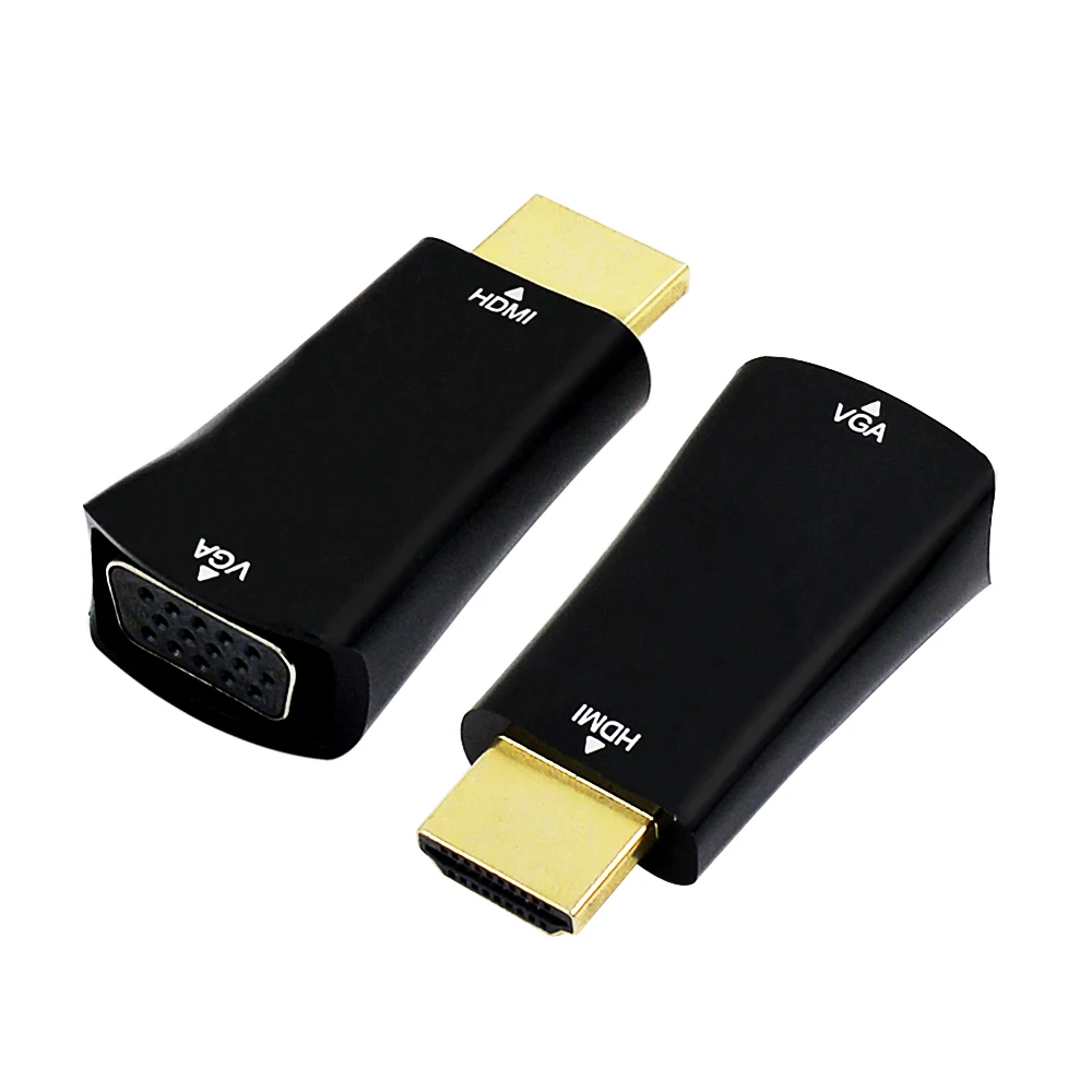 CHIPAL для hdmi-vga конвертер HDMI2VGA кабель адаптер Коробка для ПК компьютер ноутбук Настольный планшет 1080P HDTV монитор дисплей