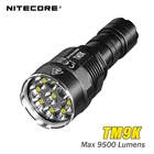 NITECORE TM9K 9 х CREE XP-L HD V6 светодиодов 9500 люмен Ultra Compact тактический фонарик Встроенный 21700 литий-ионный аккумулятор 5000 мАч, Батарея
