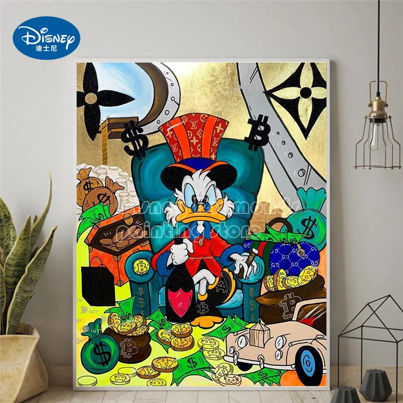 Граффити искусство Alec Монополия скругель макдак деньги алмазная живопись