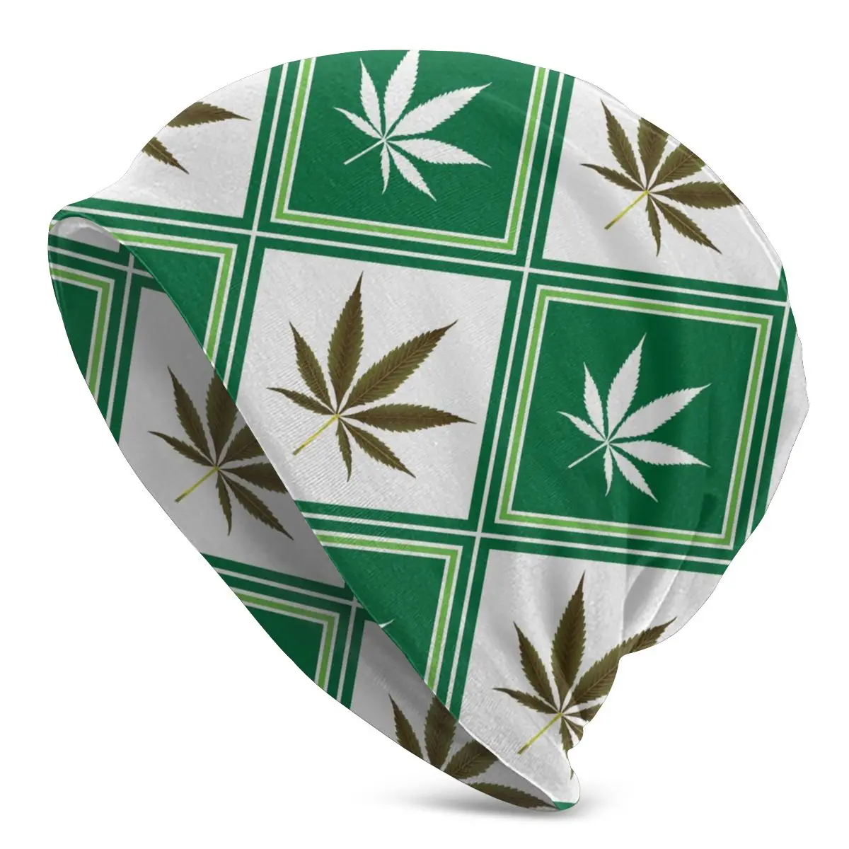 

Cannabis Texture Knit Hat Men Stripe Design,Mens Winter Hat Winter Gift Christmas Simple New Outdoor Fit Christmas