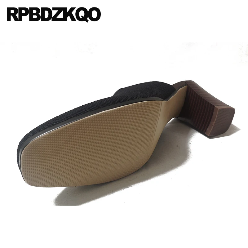 Современный квадратный носок 3 дюймов на не сужающемся книзу массивном