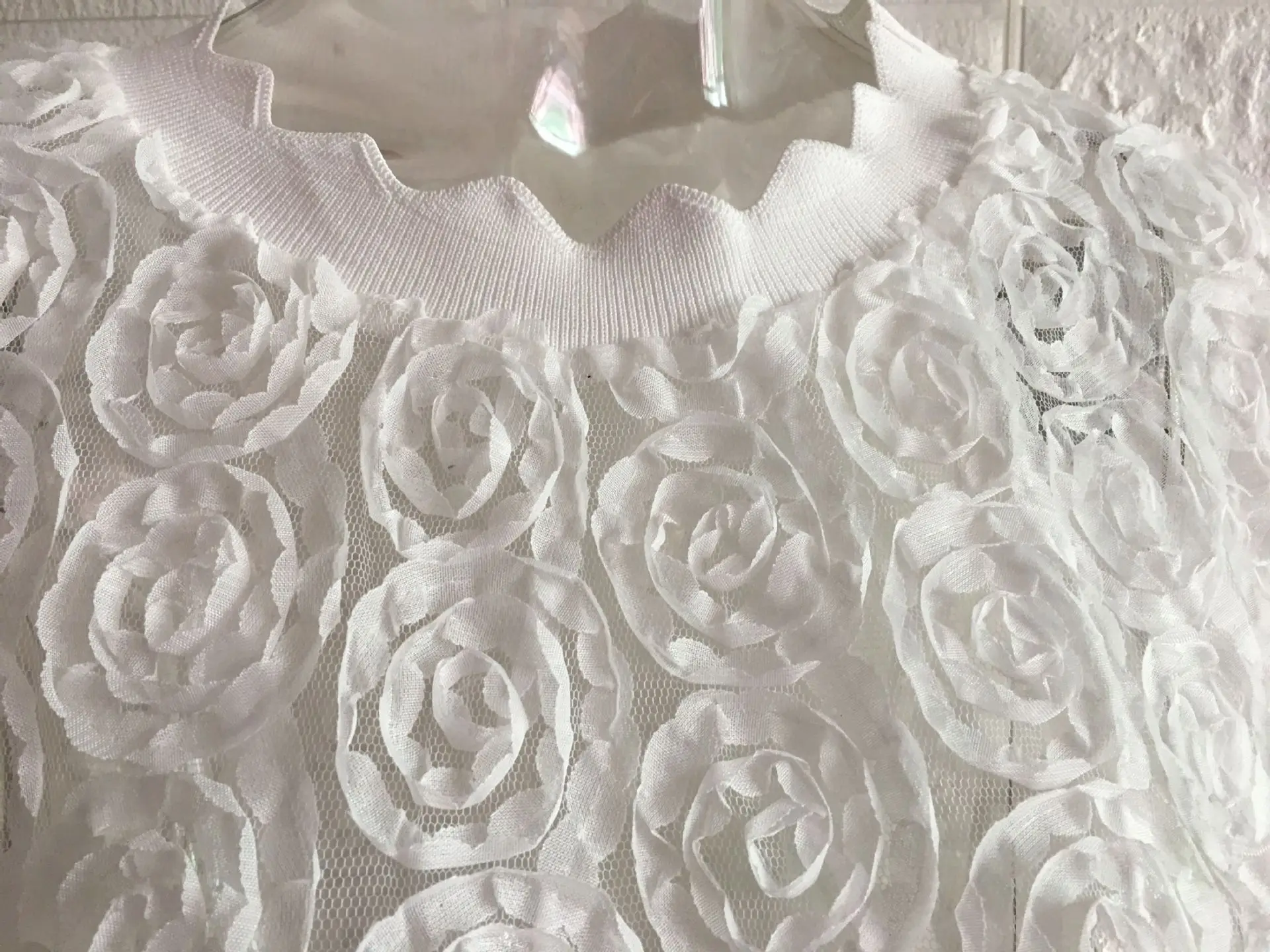 Сексуальный о вырез осенняя женская футболка с 3d цветком новая мода стройная