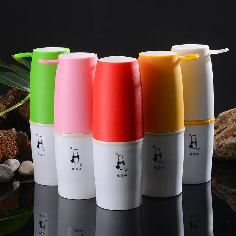

Creativity 55 Degree Water Bottle Girl With Stainless Steel Thermostat Cup Direct Drinking Bottles Portable Rope Travel Tea Cup