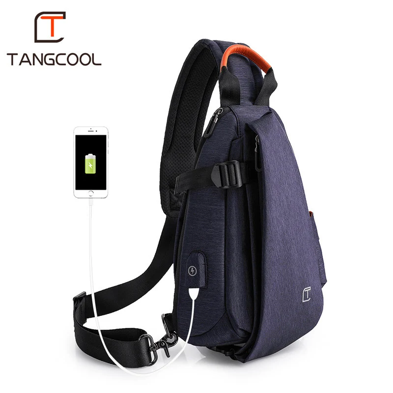 small dark blue Tangcool, фирменный дизайн, модные мужские сумки-мессенджеры для отдыха, женские сумки через плечо, спортивные сумки на плечо - Цвет: small dark blue