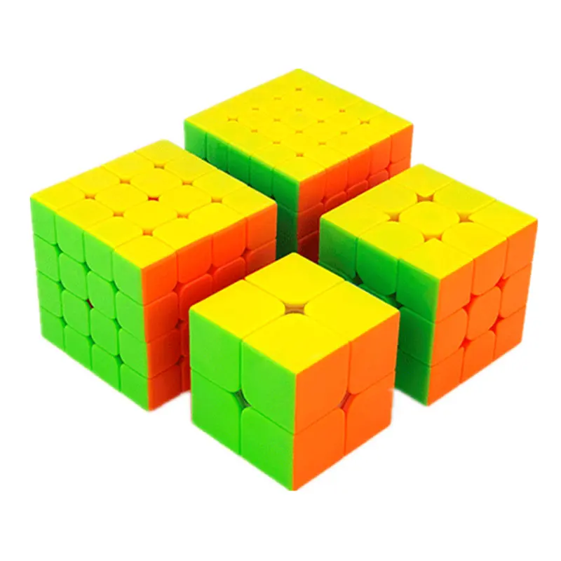 

Moyu Meilong 2x2 3x3 4x4 5x5 Competition Magic Cube Set 4pcs Cubing Classroom Speed Stickerless Cubes Puzzles Toys For Children