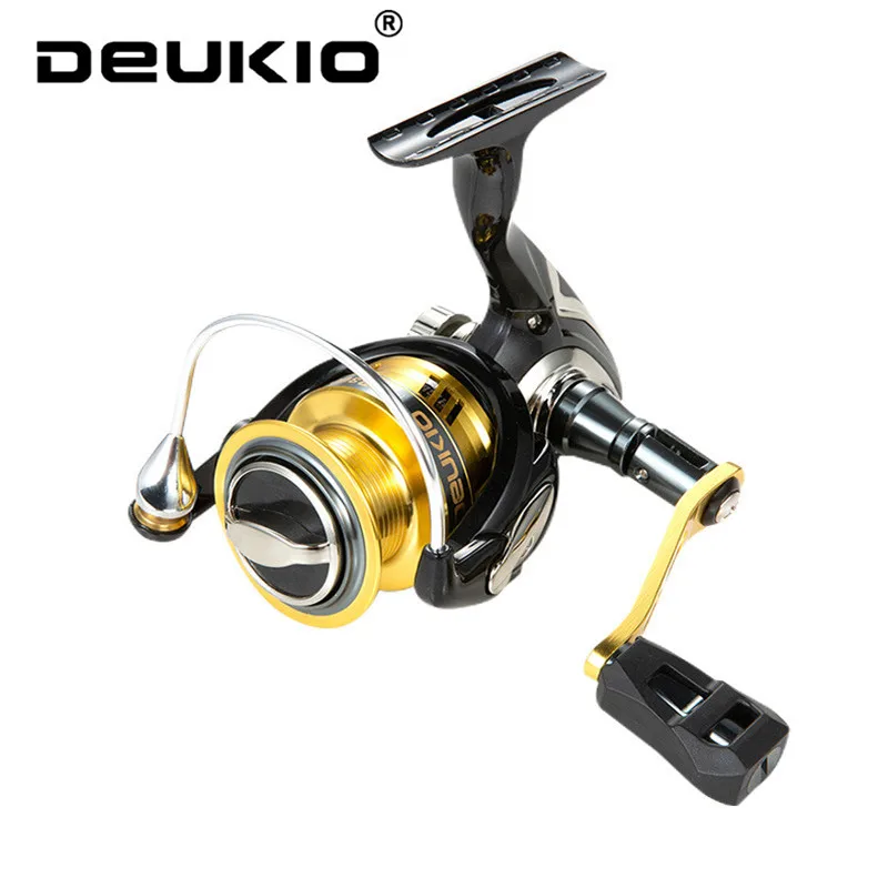 

DEUKIO Fishing Saltwater Reel 7.1:1 High Speed Spinning Reel Metal Spool Body Handle Fishing Reels Carp Fishing Spinning Wheel