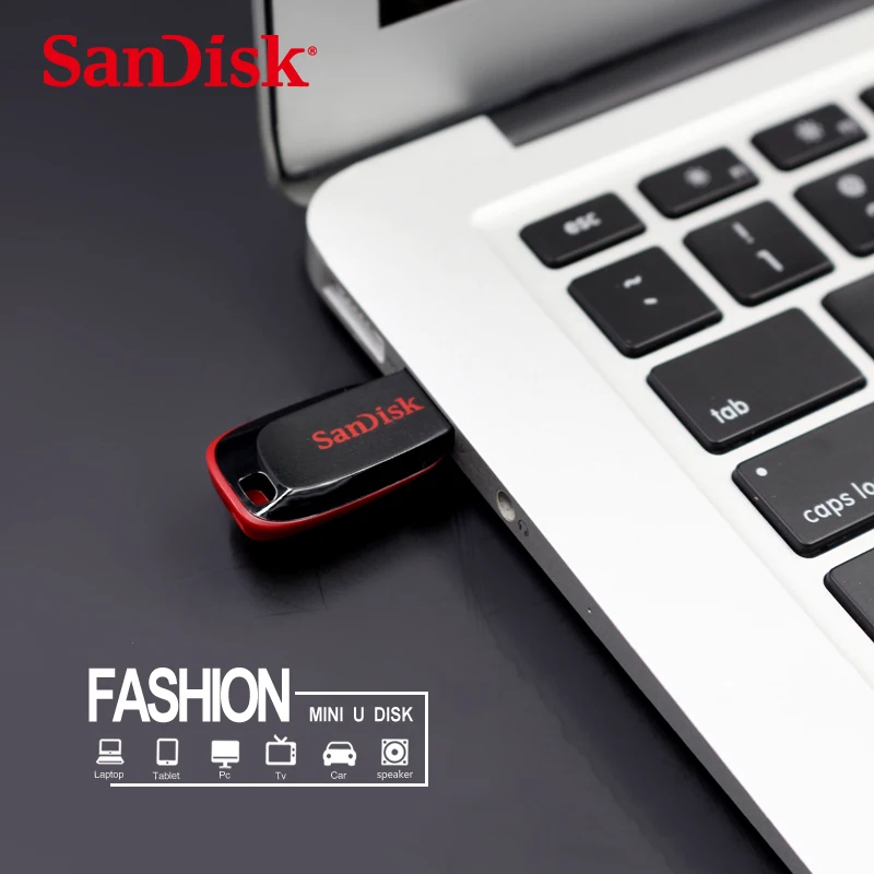 

2pcs Original SanDisk CZ50 Cruzer Blade USB 2.0 Flash Drive 16GB 32GB Memory Stick 64GB 128GB Pen Drive U Disk Pendrive for PC