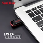 2 шт. оригинальный двойной флеш-накопитель SanDisk CZ50 Cruzer Blade флеш-диск USB 2,0 16 Гб оперативной памяти, 32 Гб встроенной памяти, флеш-накопитель 64 ГБ 128 ГБ флэш-накопитель u-диск флэш-накопитель для ПК