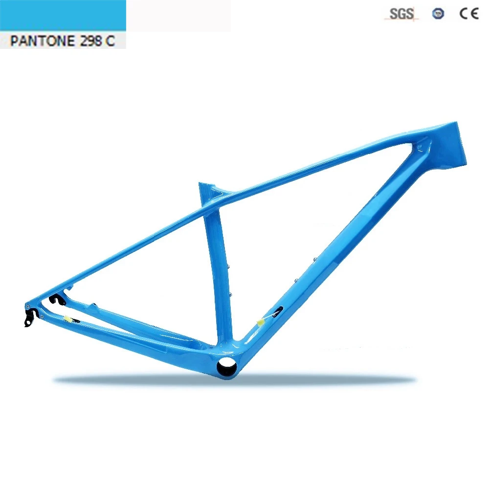 Sky blue 29er рама карбоновая для горного велосипеда 27,5 er MTB карбоновая рама 29er Размер XS/S/M/L ось через 142x12 диск карбоновая mtb велосипедная Рама - Цвет: Sky blue