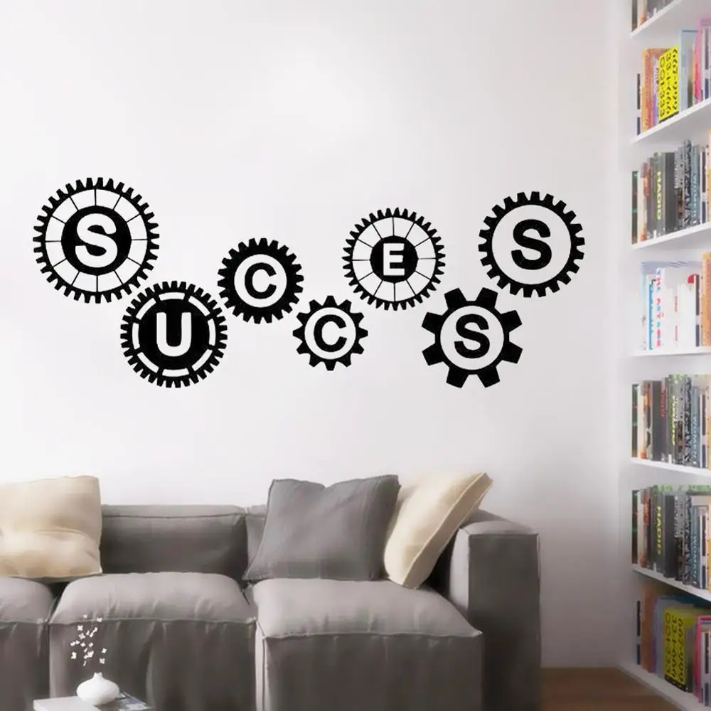 

Office Wall Decal Teamwork Wall Sticker Office Decor Inspire Office Quote Motivation Idea Wall Art Decals decoration HQ160