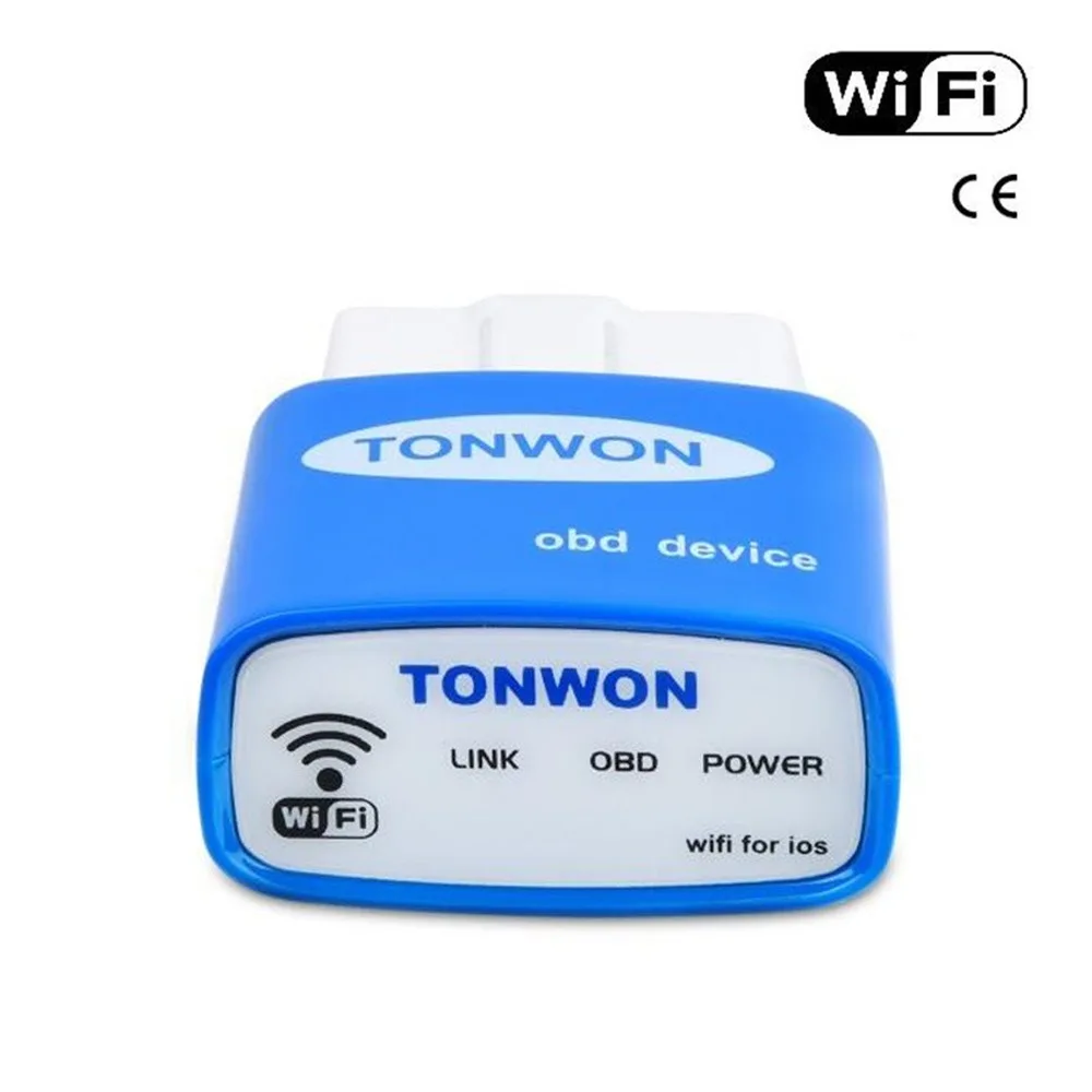 TONWON Автомобильный сканер Bluetooth/Wi Fi OBDii для устройств iOS и Android Проверка кода