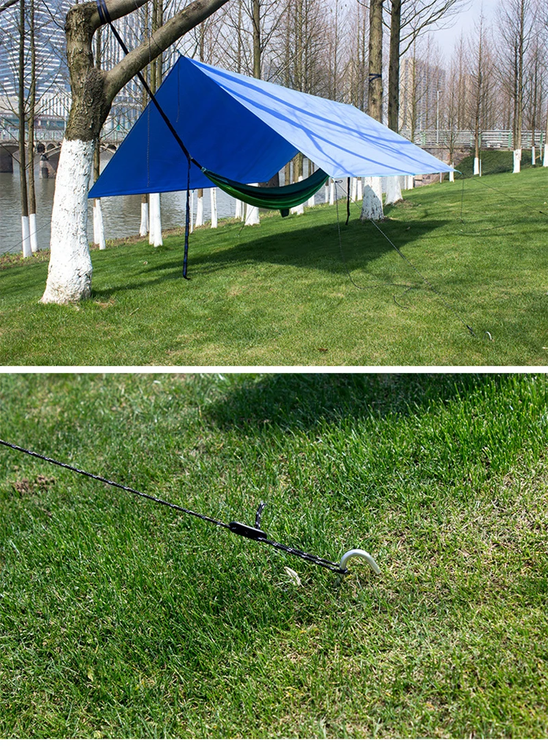 3X3M солнцезащитный тент навесной для пляжа открытый водонепроницаемый гамак