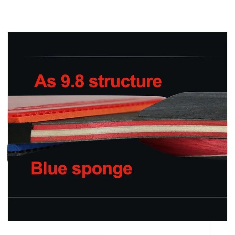 

5 Star Carbon Fiber Table Tennis Racket Double Pimples-in Rubber Professional Training Match Ping Pong Paddle Bat With Bag -40