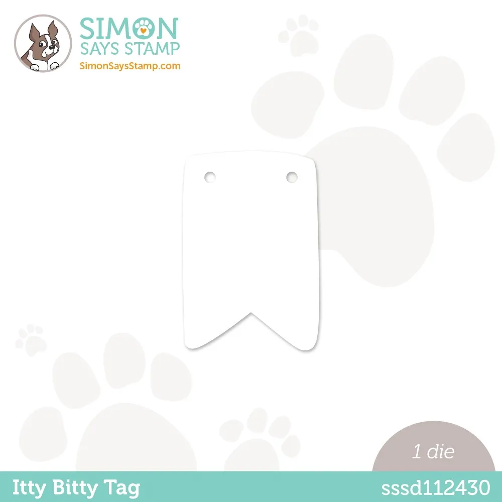 

Itty Bitty Tag Wafer Die Arrival New Metal Cutting Dies Scrapbook Diary Decoration Stencil Embossing Template DIY Greeting Card