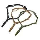 Тактический Heavy один 1 Единая точка винтовка Слинг Регулируемая Охота на банджи плечевой ремень Длина для страйкбола оружейный ремень в американском стиле