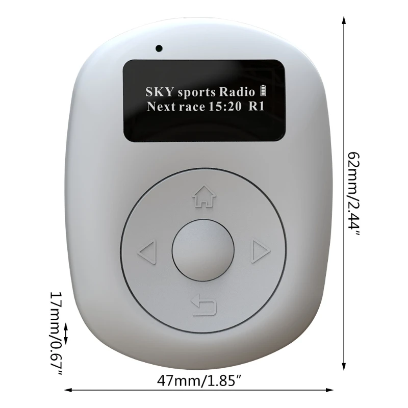 Portable OLED Display Clip-on Outdoor Sports Bluetooth Hands Free DAB Radio N7MC | Электроника