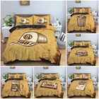 3D Ретро узор пододеяльник Постельное белье гранж фон иллюстрации одеялоСтёганое одеяло с наволочкой King Queen 23 предмета в комплекте