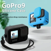 go pro accessories action camera case protective silicone case silicon skin for gopro hero 910 black hero 9 camera mount