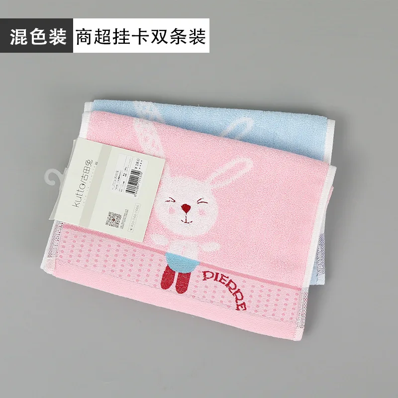 Мультяшные хлопковые детские полотенца для лица квадратный носовой платок