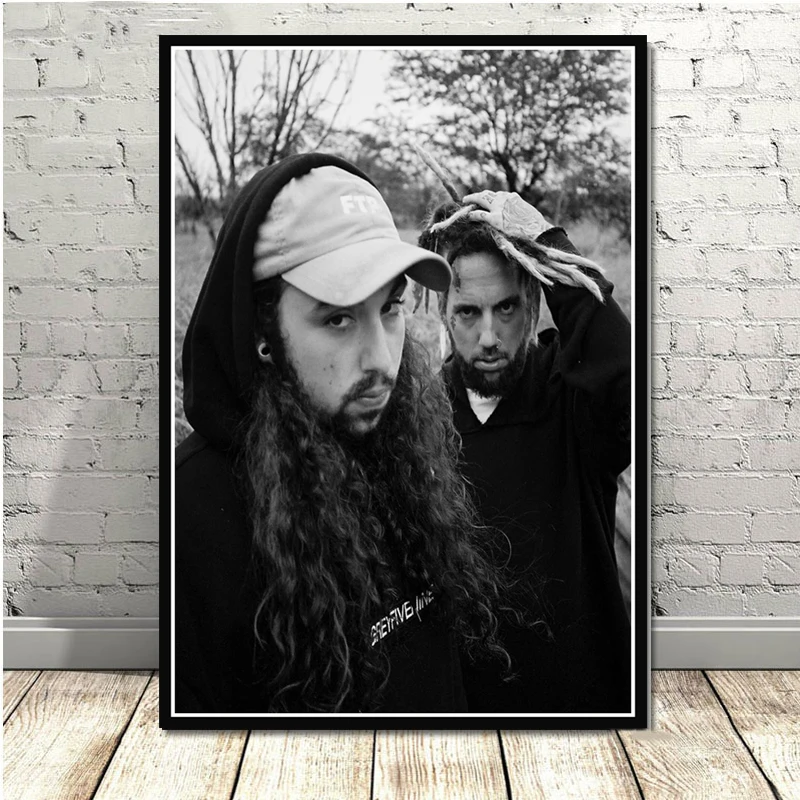 Плакатный принт$ UICIDEBOY$ хип хоп Музыка рэпер певец звезда холст масляная живопись художественная стена картины для гостиной домашний декор - Цвет: Зеленый