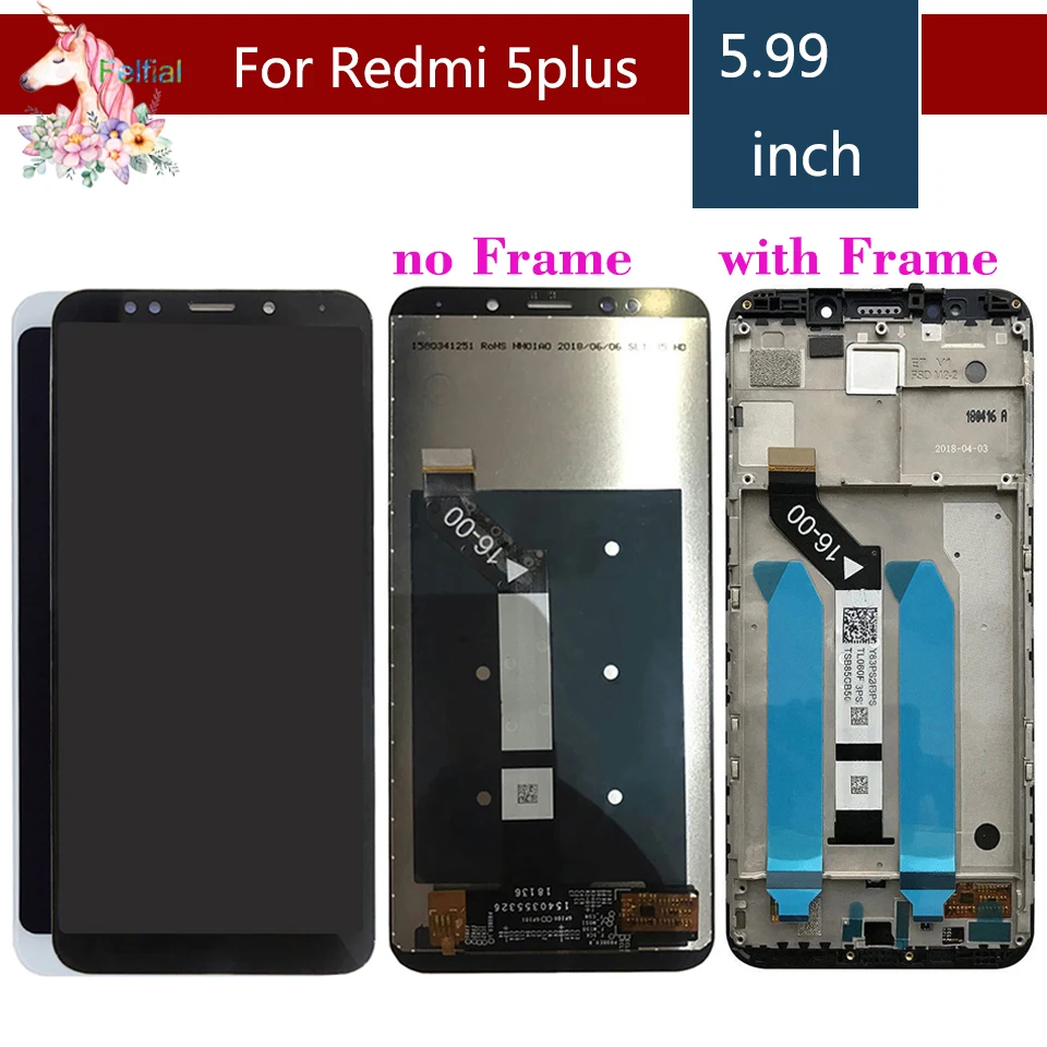 ЖК-дисплей для Xiaomi REDMI 5 Plus с сенсорным экраном и дигитайзером сенсорный экран