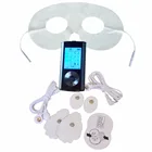 Цифровой терапевтический массажер для всего тела, 2 канала, десяткиEMS, для ухода за мышцами, стимулятор боли + 1 электродная маска для глаз