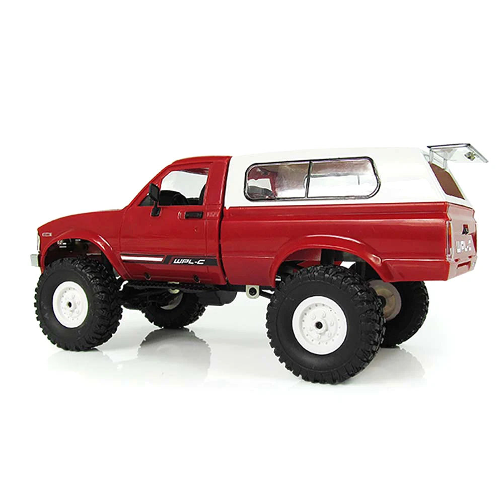 C WPL C-24 4WD 2,4G RC Гусеничный внедорожный автомобиль багги движущаяся машина 1:16 детей машинки на батарейках RTR подарки Грузовики Игрушки для детей - Цвет: C