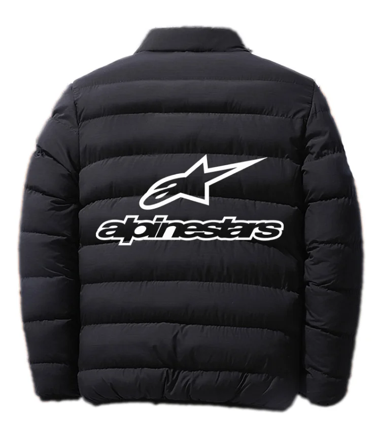 

2021 Alpinestars Men's Fashion Jacket Zipper Comfortable Cotton Clothes Winter Snowy Day Warm Classic Style Men's Blouse Coat